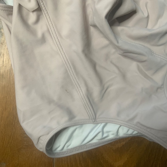 Minnow Dusty Pink Swimsuit with Ruffles - Picture 4 of 6